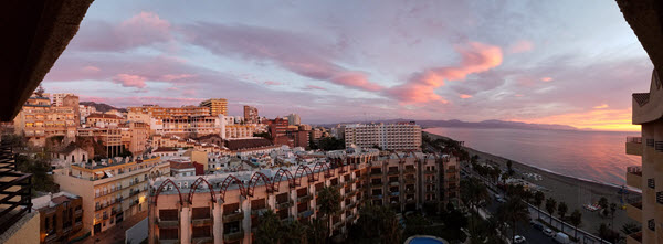 Pano from our Hotel Room.
